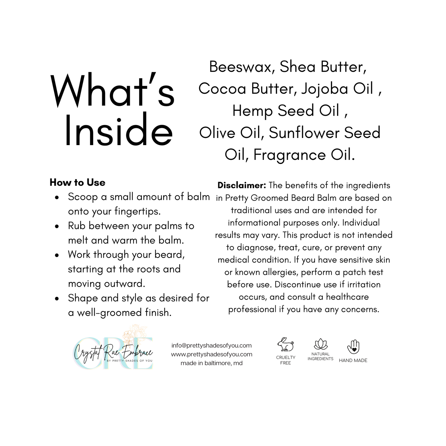 Pretty Groomed Beard Balm