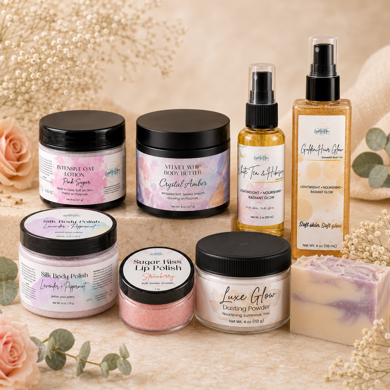 CRE Skincare Line Up