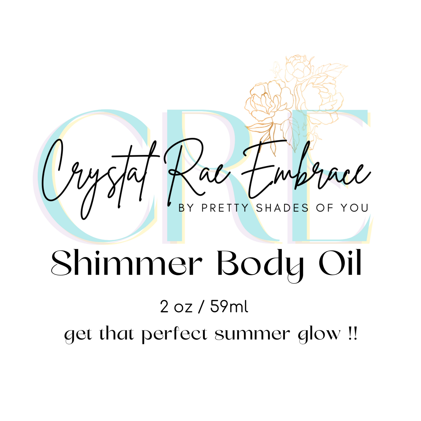 All Natural Shimmer Body Oil