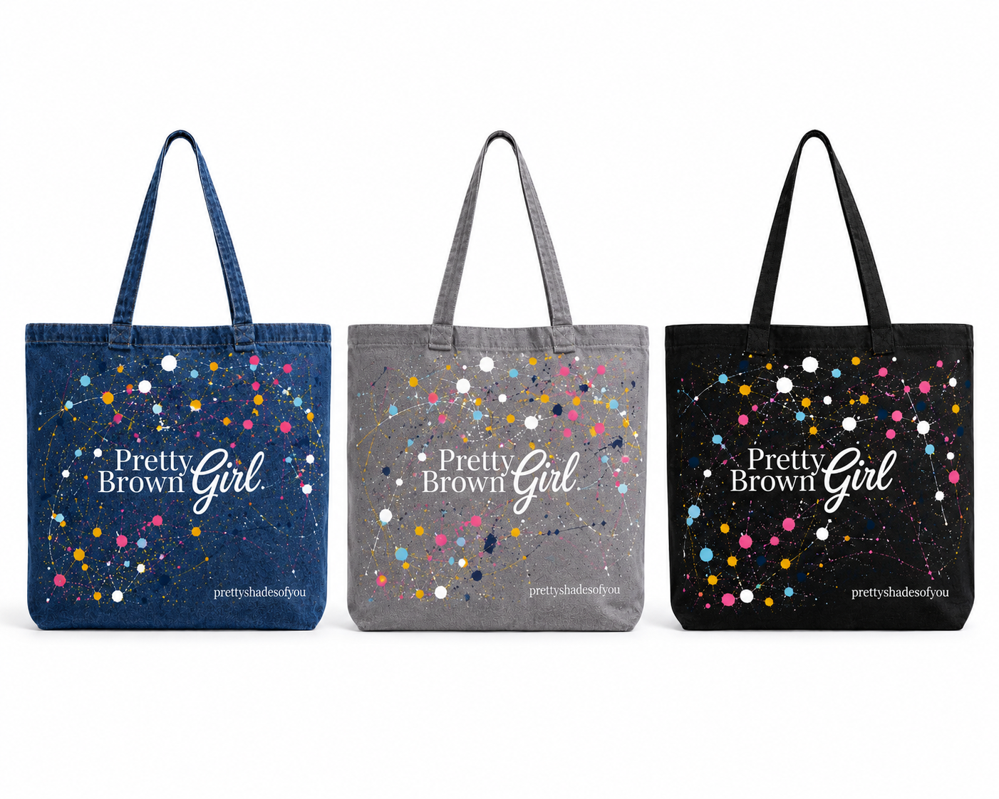 Pretty Brown Girl Tote Bag