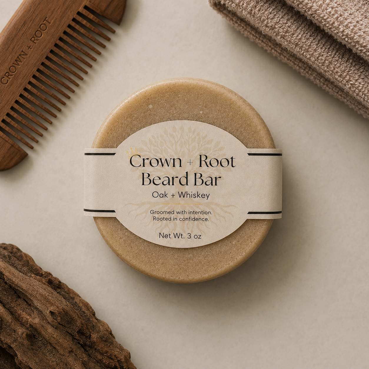 Crown + Root Beard Bar