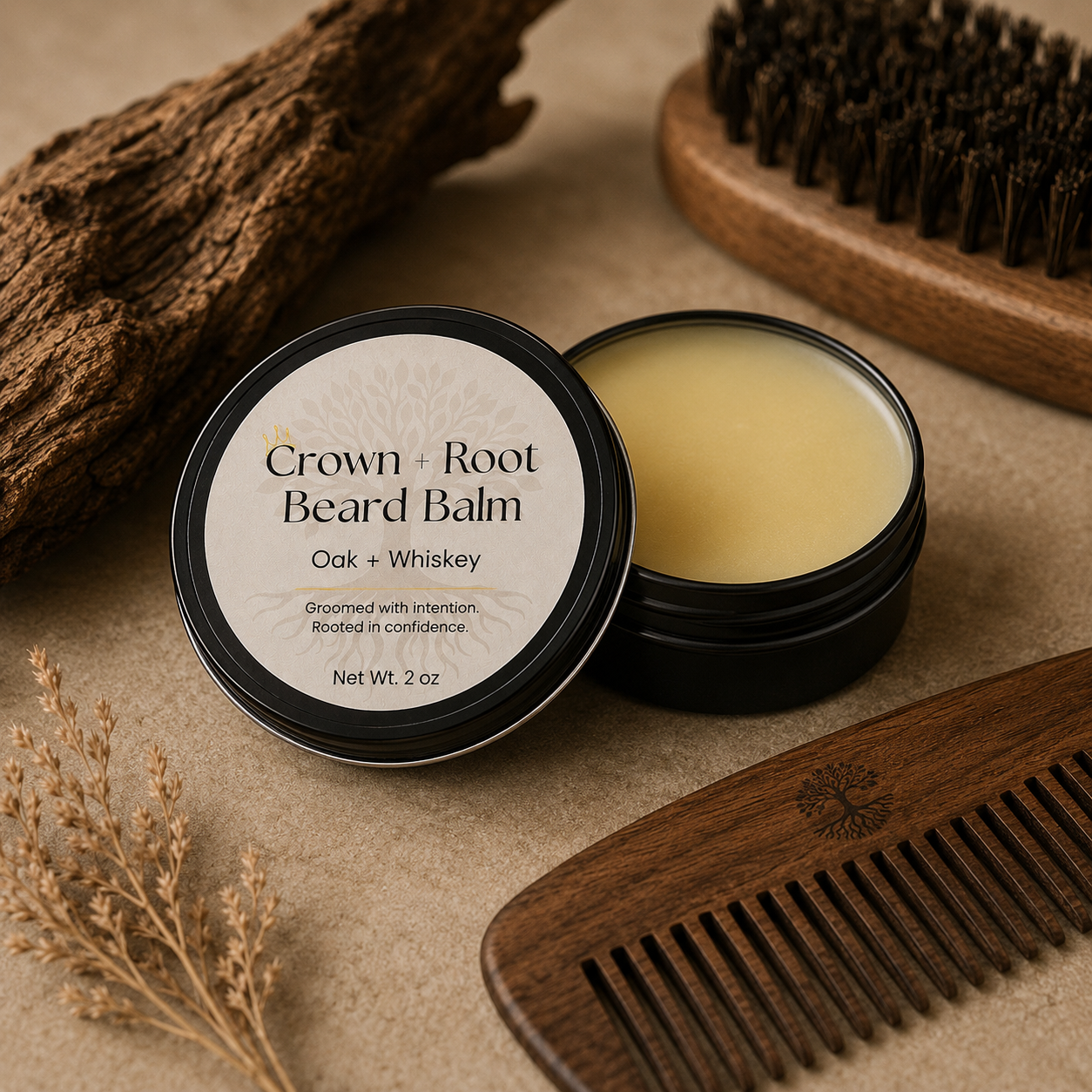 Crown + Root Beard Balm