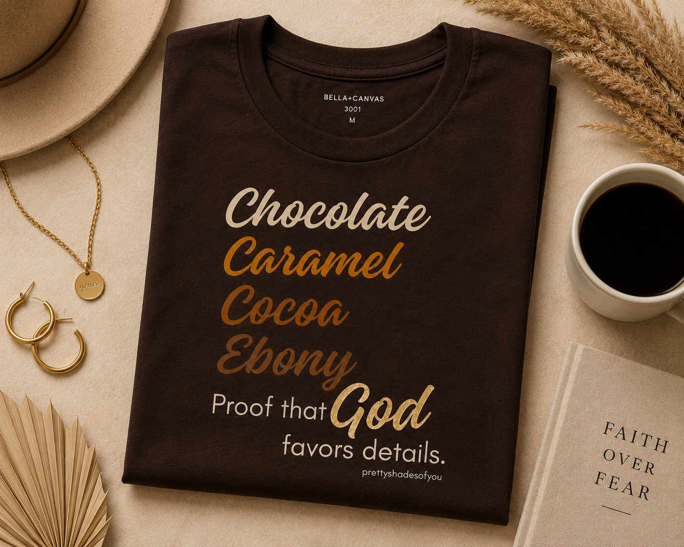 Chocolate • Caramel • Cocoa • Ebony Tee