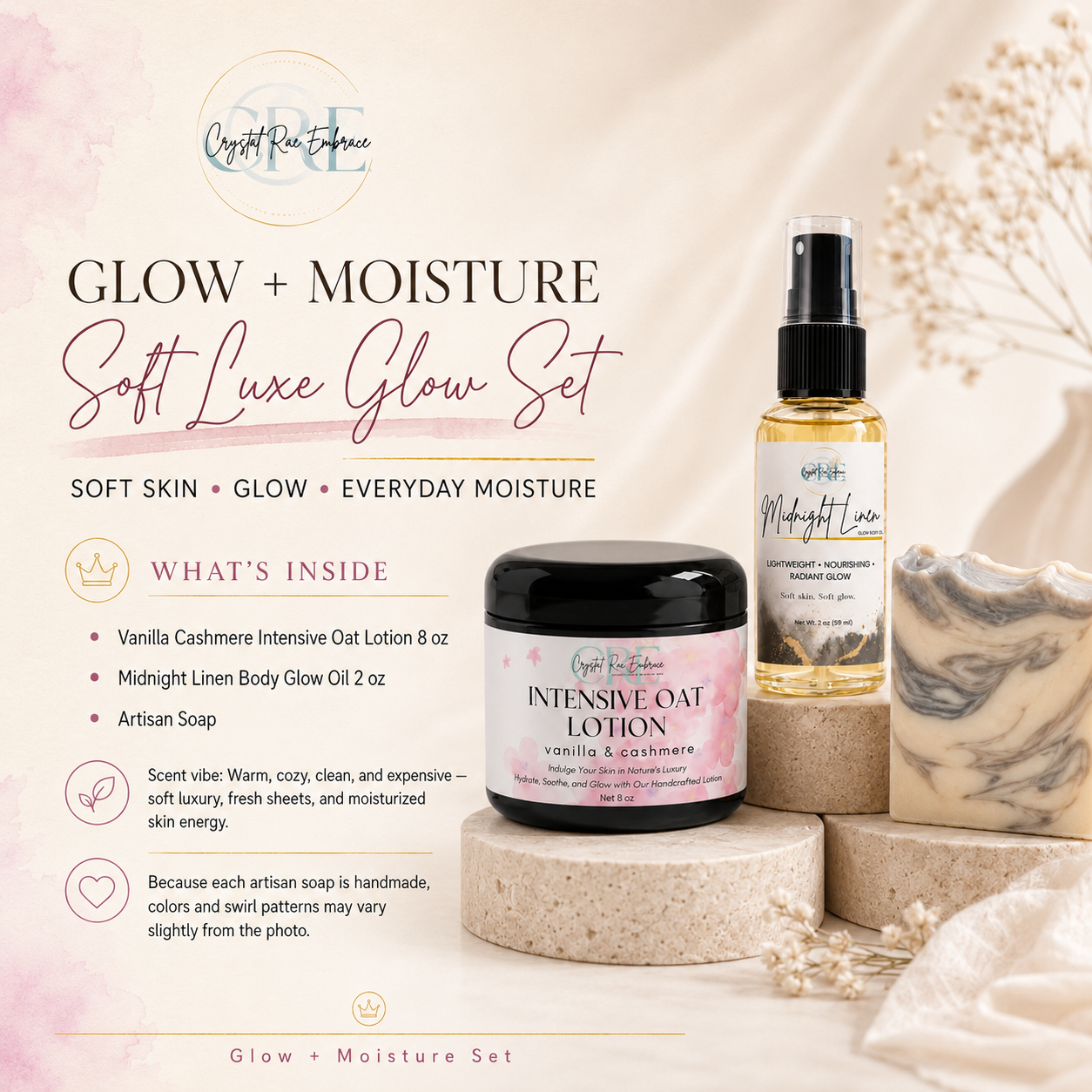 Glow + Moisture Set