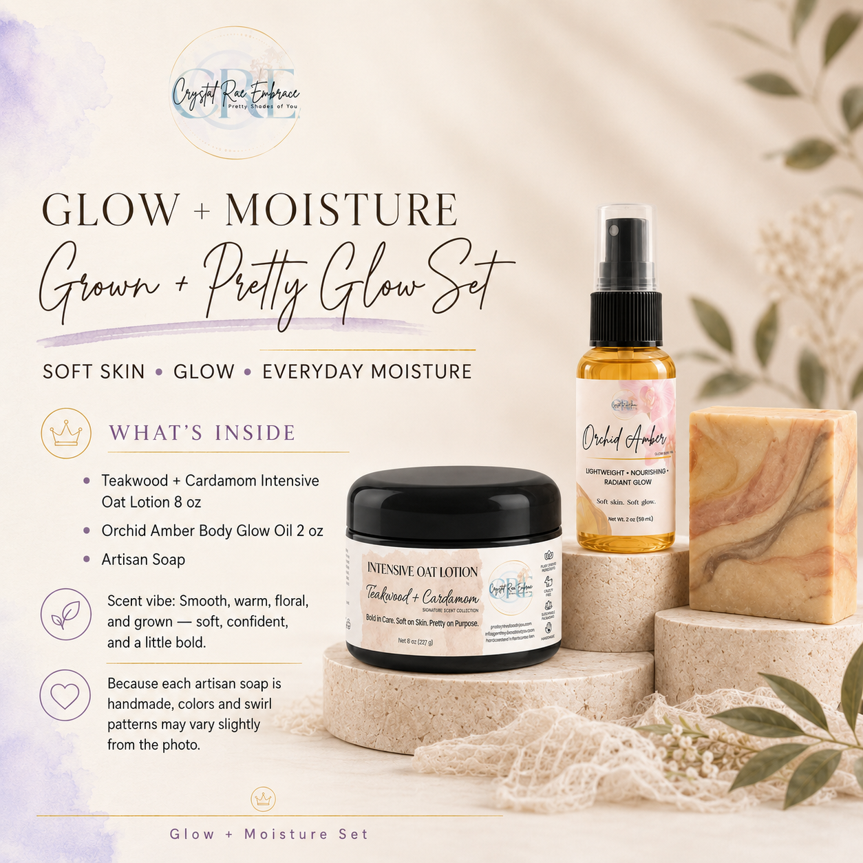 Glow + Moisture Set