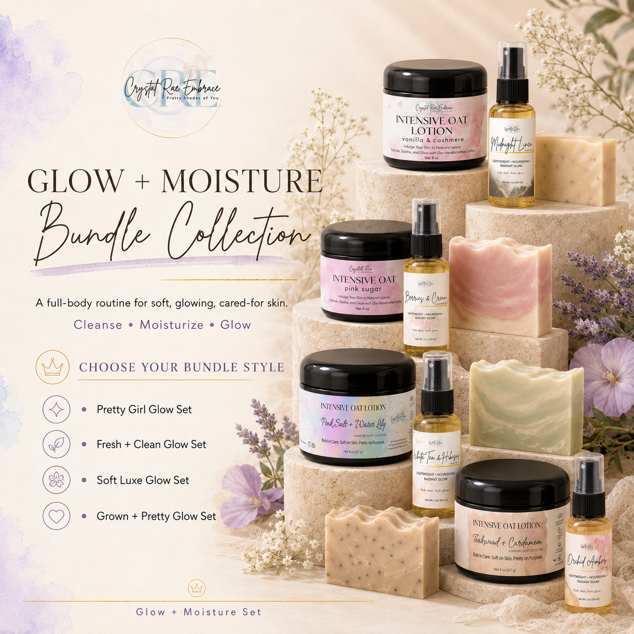 Glow + Moisture Set