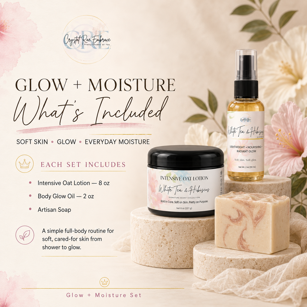 Glow + Moisture Set