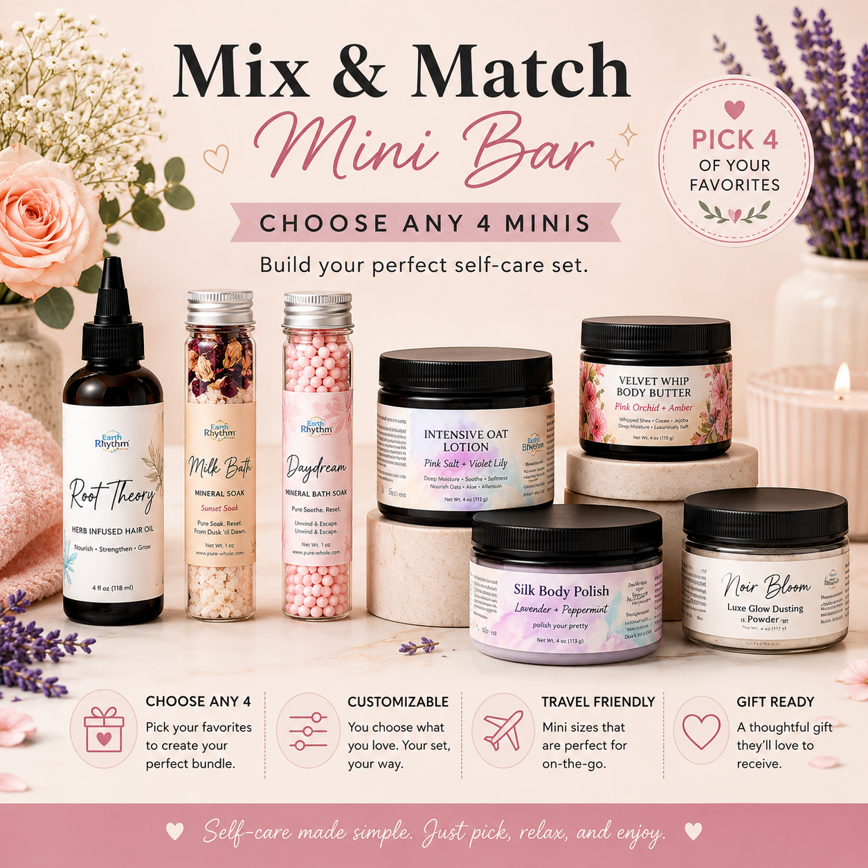 Mix & Match Mini Bar — Choose Any 4