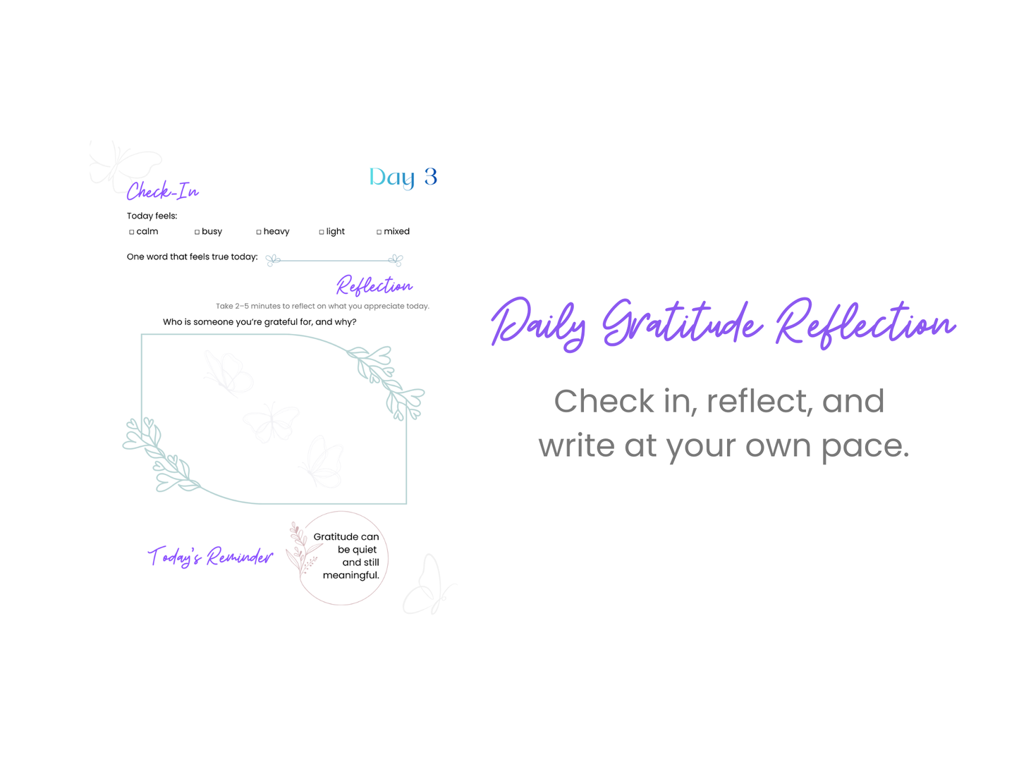 Radiant Gratitude Journal: A 30-Day Practice of Noticing and Appreciation