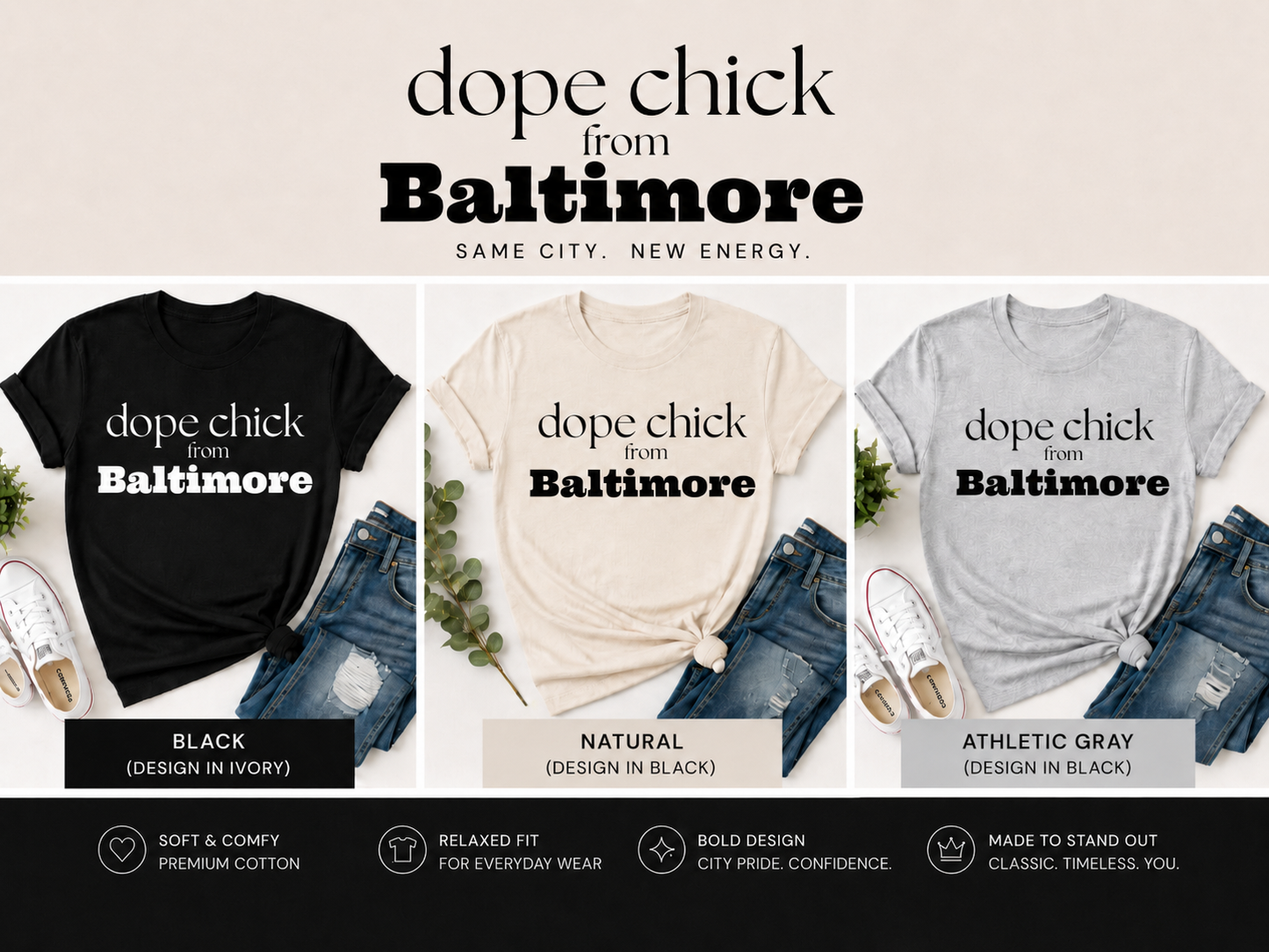 Dope Chick From Baltimore T-Shirt