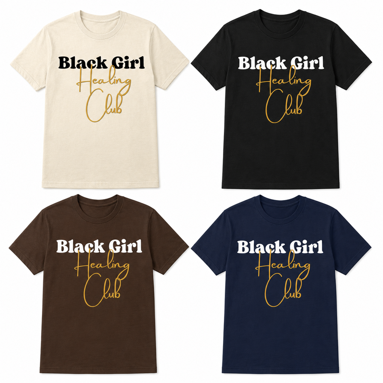 Black Girl Healing Club Tee