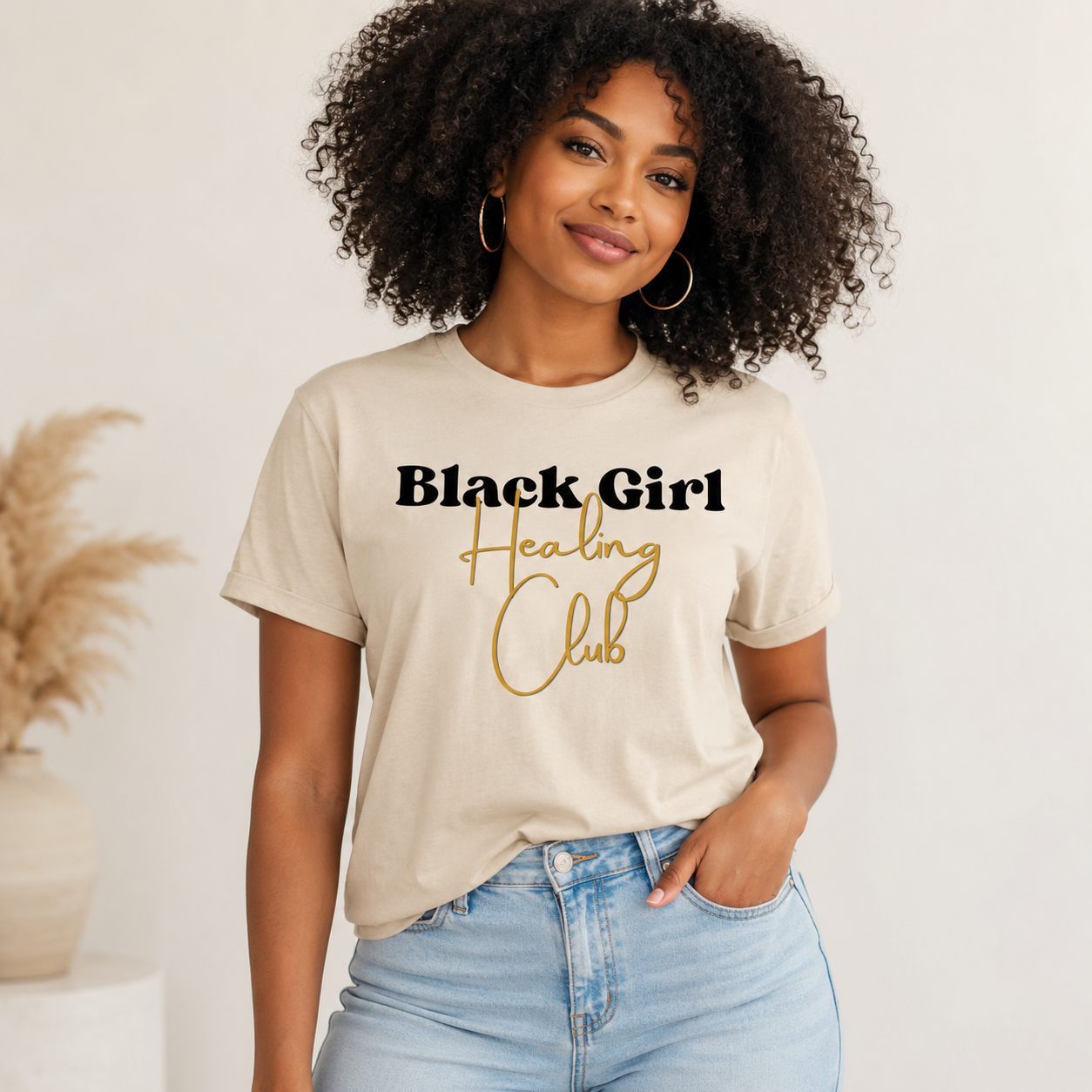 Black Girl Healing Club Tee