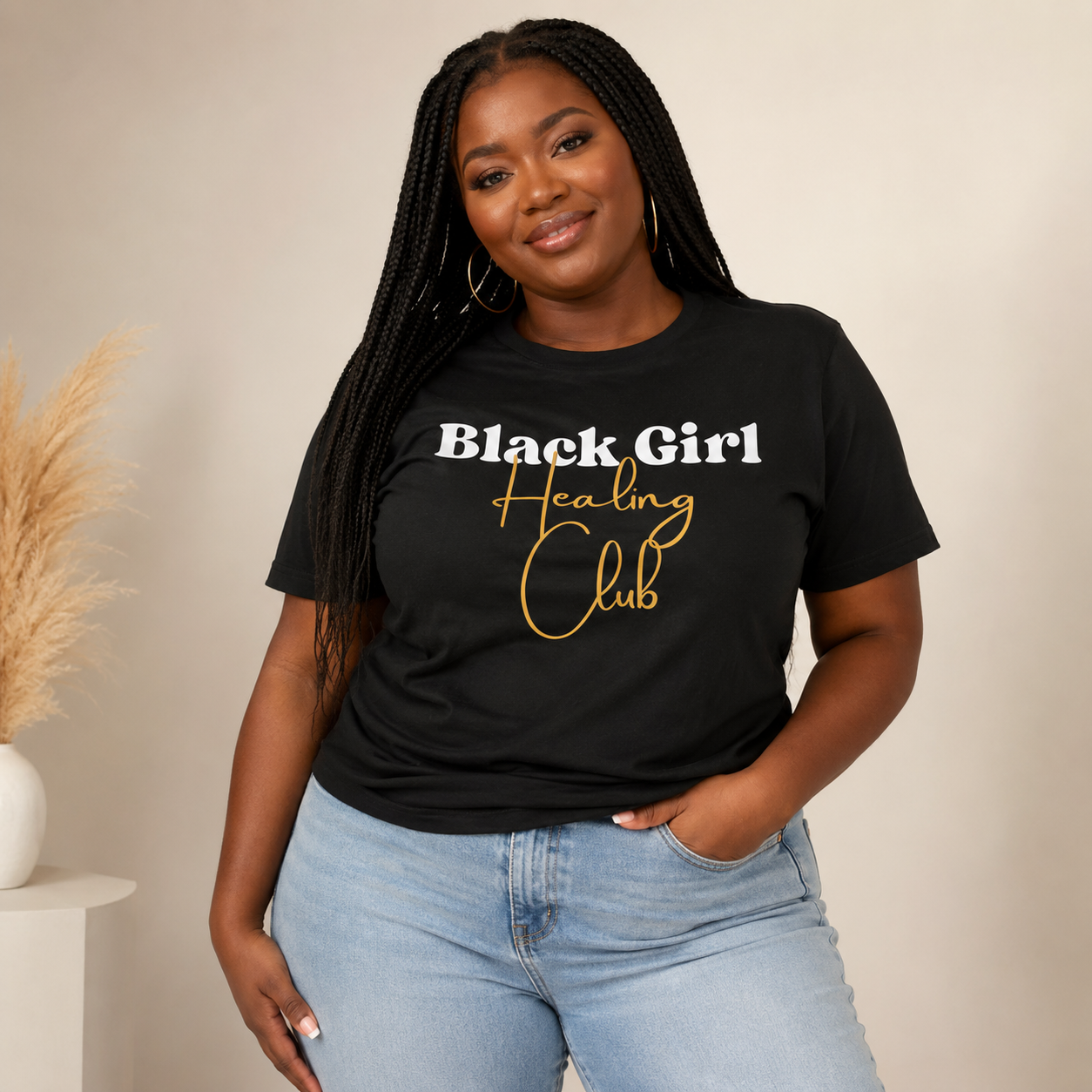 Black Girl Healing Club Tee