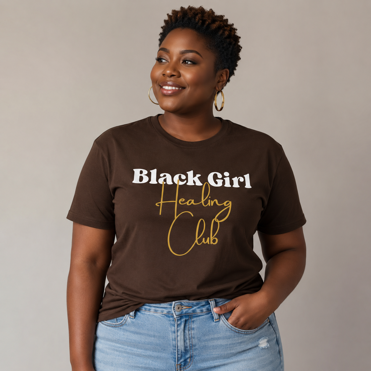 Black Girl Healing Club Tee