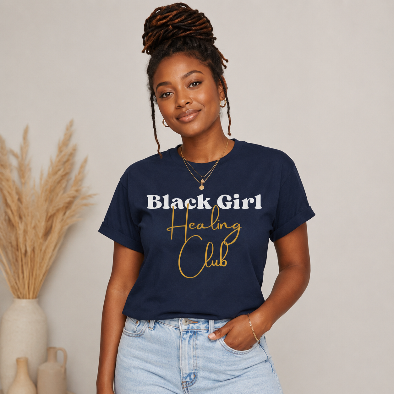 Black Girl Healing Club Tee
