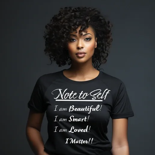 Note to Self Affirmation Tee
