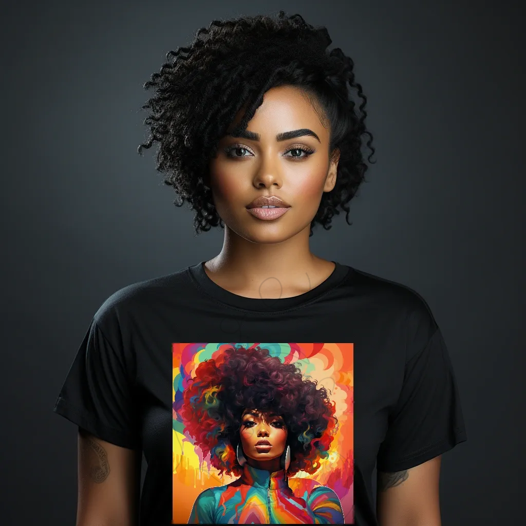 Rainbow Curves Tee