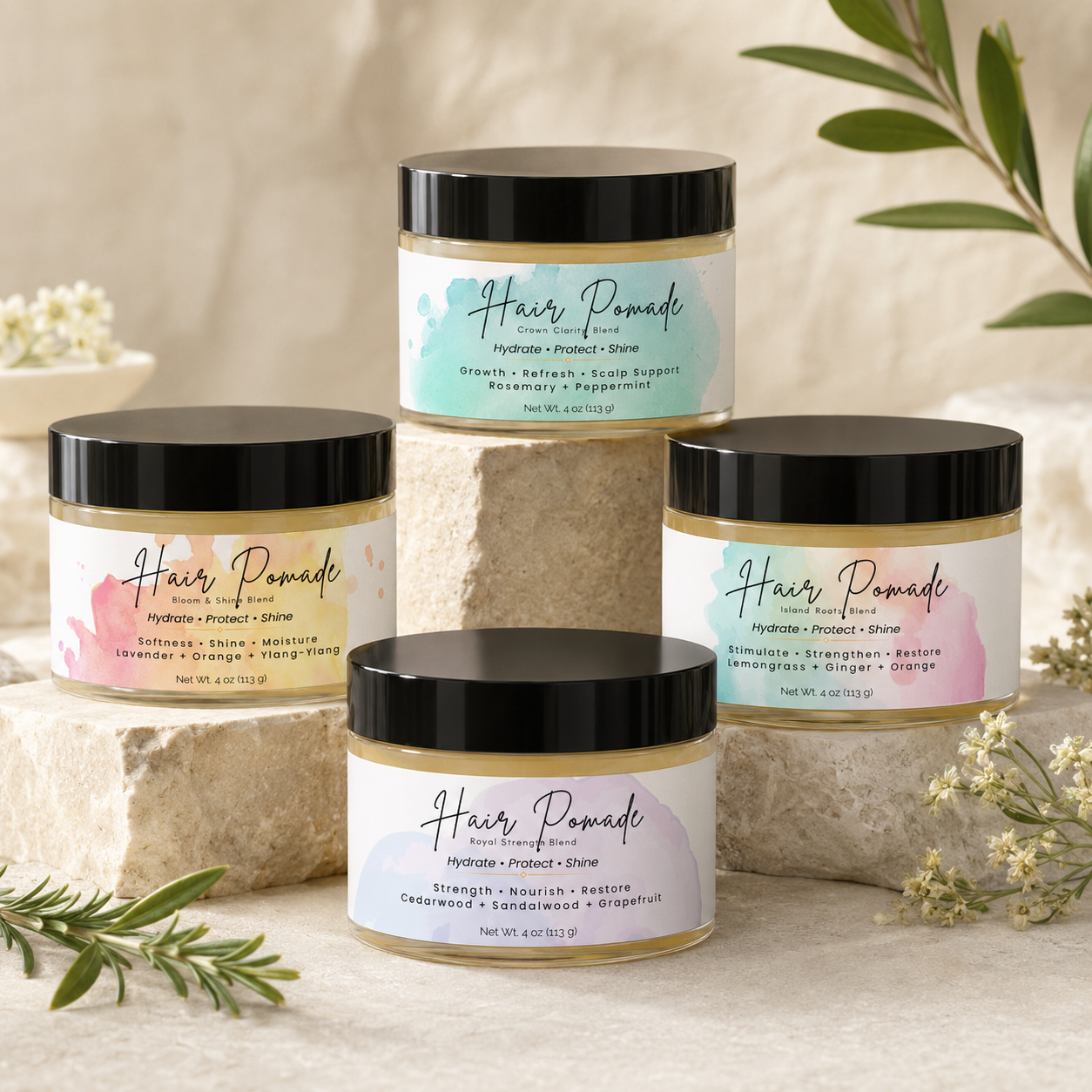 Herbal Infused Hair Pomade