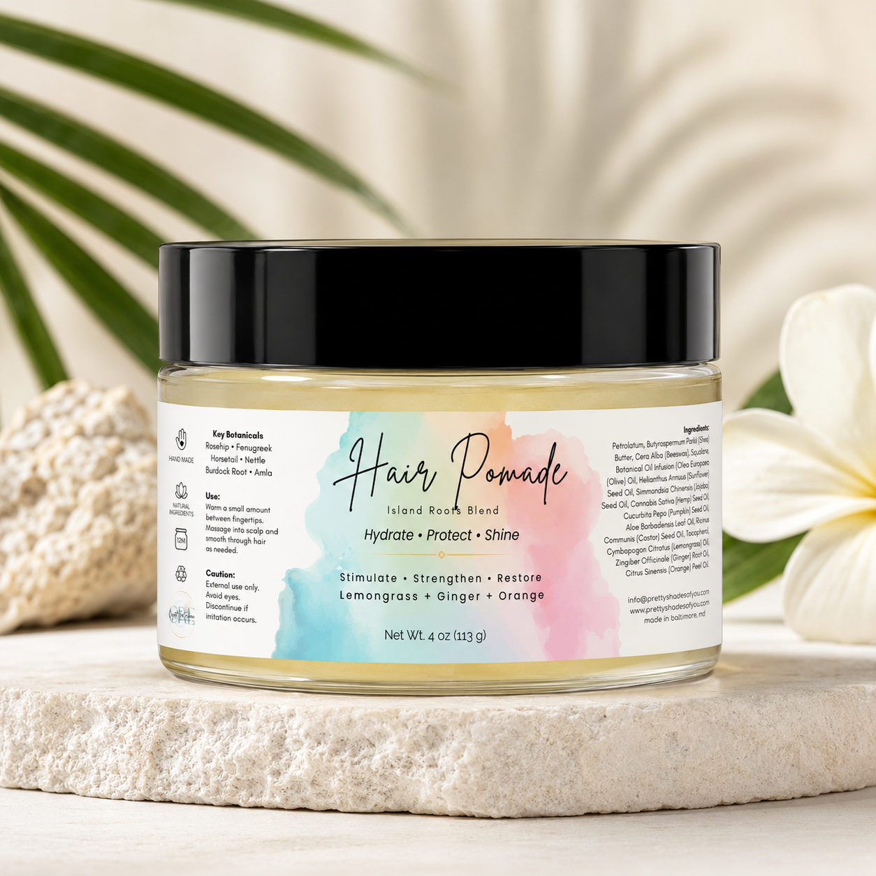 Herbal Infused Hair Pomade