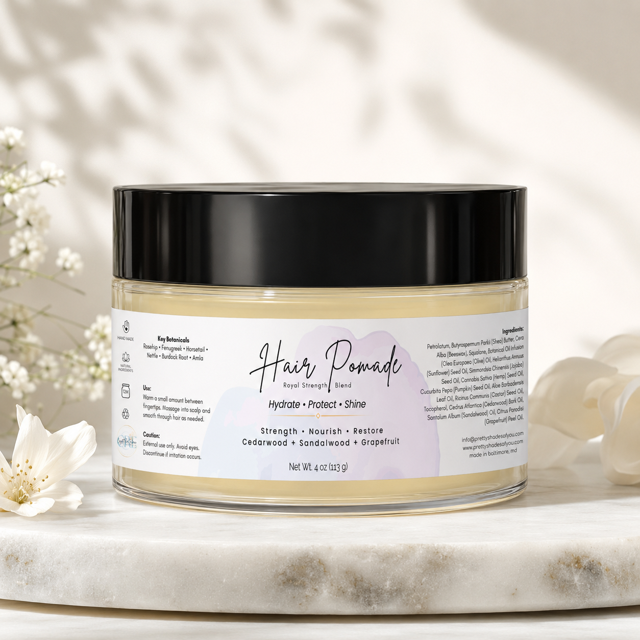 Herbal Infused Hair Pomade