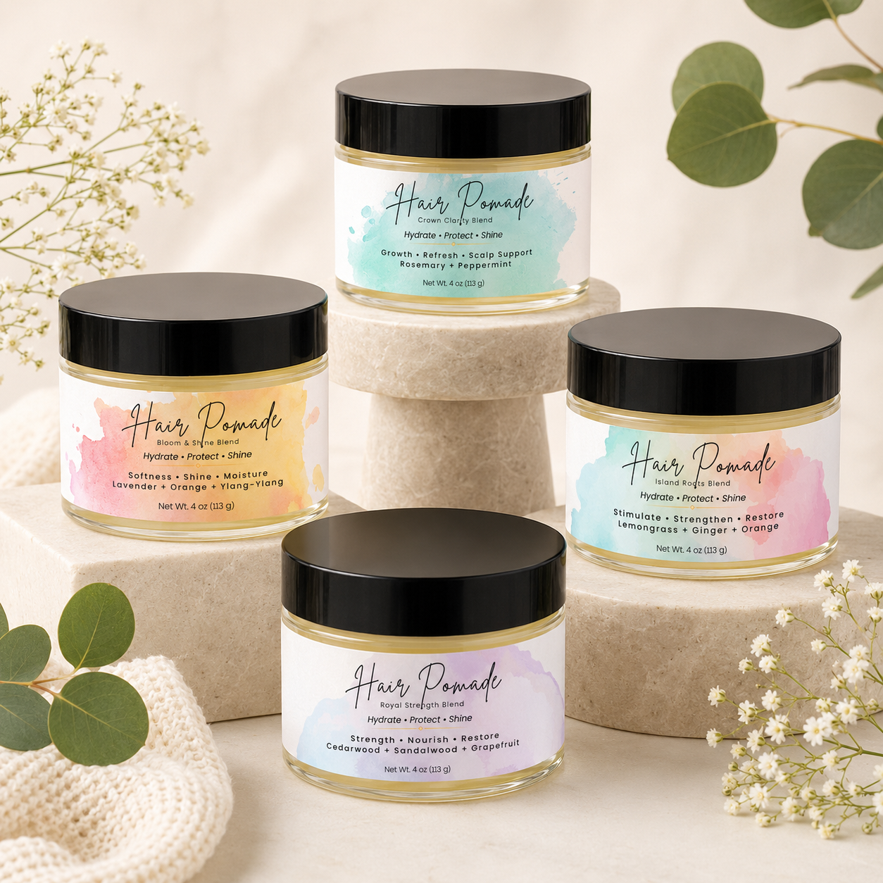 Herbal Infused Hair Pomade